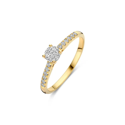 Juweel BLUSH LAB GROWN RING 14K GOUD LABGROWN DIAMONDS LG1018Y   Juweel BLUSH LAB GROWN RING 14K GOUD LABGROWN DIAMONDS LG1018Y