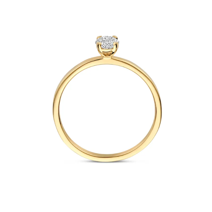 Juweel BLUSH LAB GROWN RING 14K GOUD LABGROWN DIAMONDS LG1019Y  