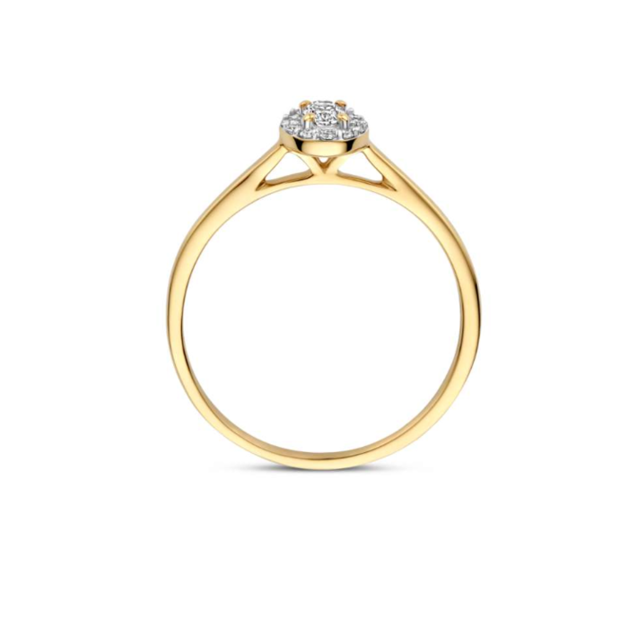 Juweel BLUSH LAB GROWN RING 14K GOUD LABGROWN DIAMONDS LG1021Y  