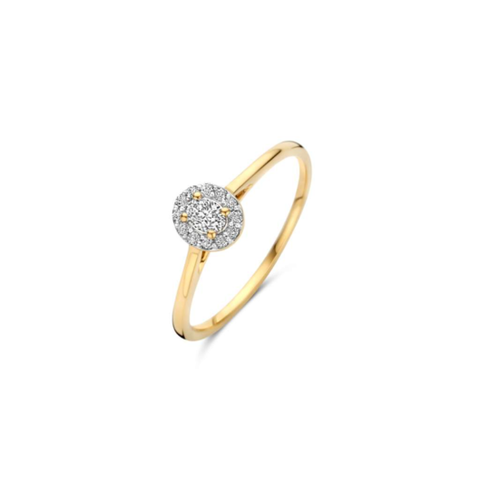 Juweel BLUSH LAB GROWN RING 14K GOUD LABGROWN DIAMONDS LG1021Y Juweel BLUSH LAB GROWN RING 14K GOUD LABGROWN DIAMONDS LG1021Y