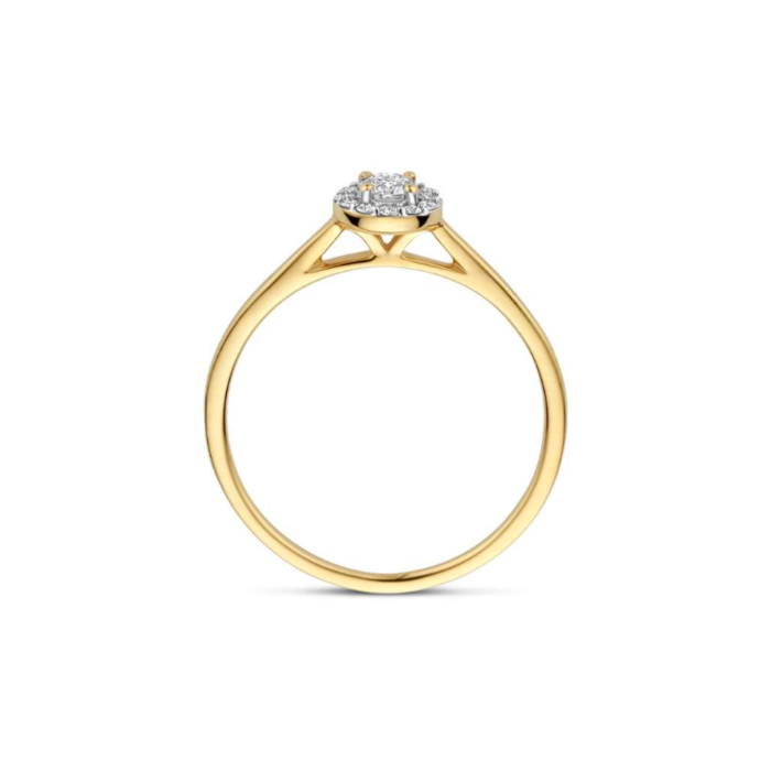Juweel BLUSH LAB GROWN RING 14K GOUD LABGROWN DIAMONDS LG1023Y  