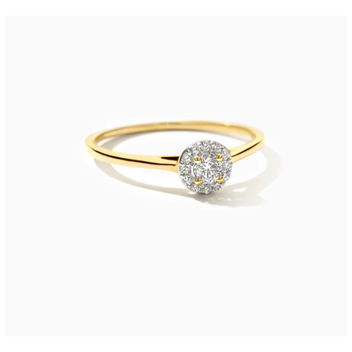 Juweel BLUSH LAB GROWN RING 14K GOUD LABGROWN DIAMONDS LG1023Y  