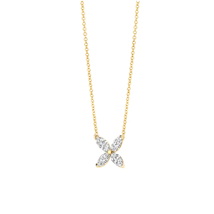 Juweel BLUSH LAB GROWN COLLIER 14K GEELGOUD LG DIAMONDS LG3013Y 