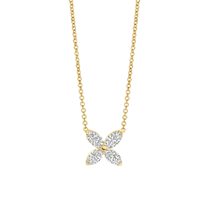 Juweel BLUSH LAB GROWN COLLIER 14K GEELGOUD LG DIAMONDS LG3013Y 