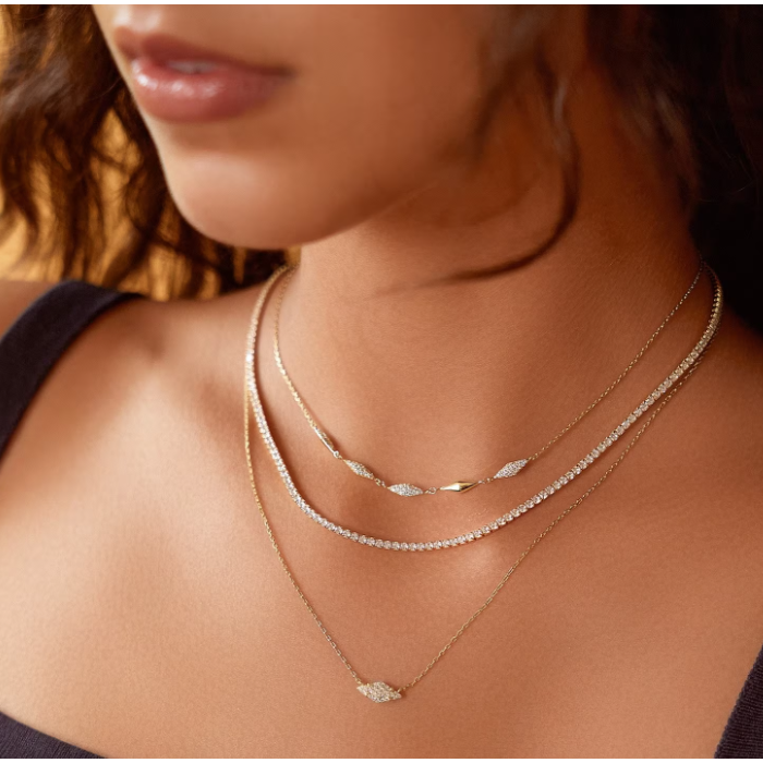 Juweel Ania Haie Collier Silver Pave Sparkle Necklace N061-03G 