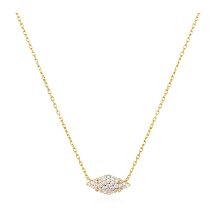 Juweel Ania Haie Collier Silver Pave Sparkle Necklace N061-03G 