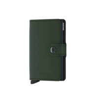 Juweel SECRID WALLET MINIWALLET MATTE GREEN-BLACK Juweel SECRID WALLET MINIWALLET MATTE GREEN-BLACK