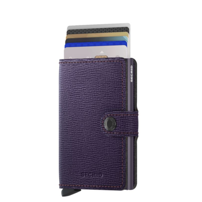 Lederwaren SECRID WALLET MINIWALLET CRISPLE PURPLE 