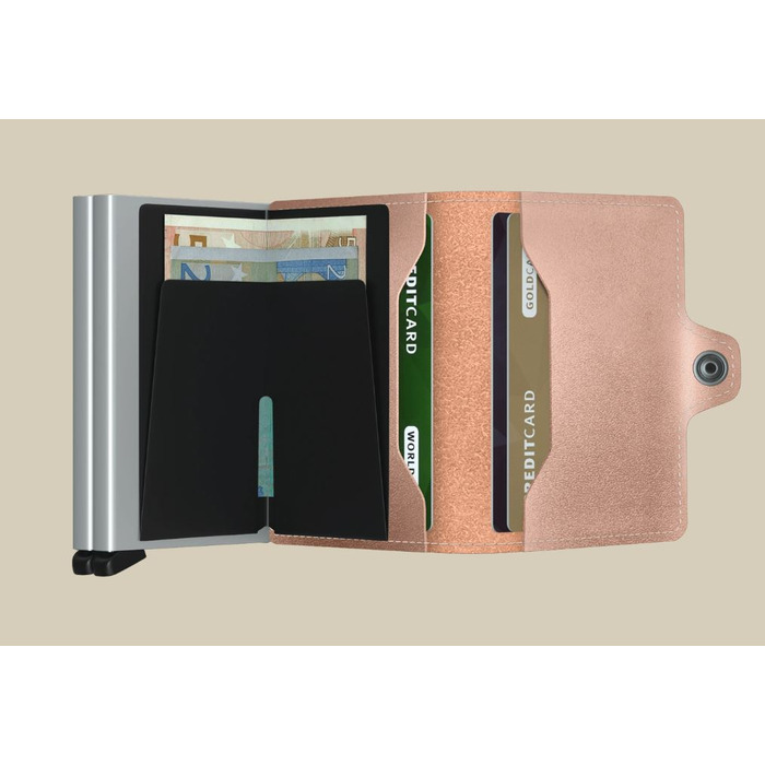 Lederwaren SECRID WALLET TWINWALLET METALLIC ROSE 
