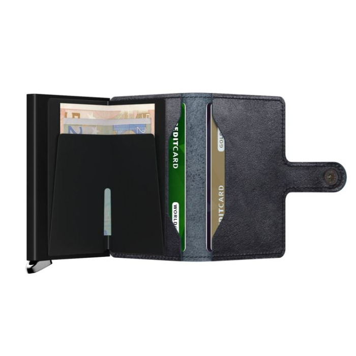 Lederwaren SECRID WALLET PREMIUM MINIWALLET BASCO NAVY 