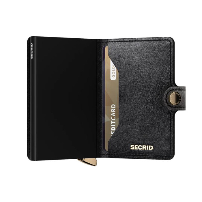 Lederwaren SECRID WALLET PREMIUM MINIWALLET EMBOSS DIAMOND BLACK 