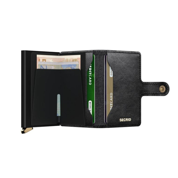 Lederwaren SECRID WALLET PREMIUM MINIWALLET EMBOSS DIAMOND BLACK 