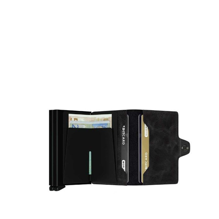 Lederwaren Secrid wallet twinwallet vintage black 