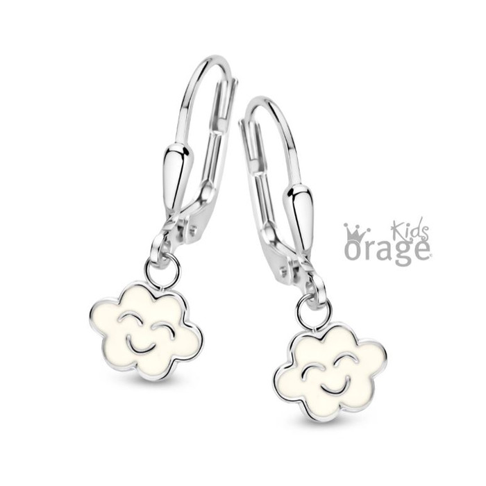 Juweel ORAGE KIDS OORSLINGERS WOLK WIT K2765 