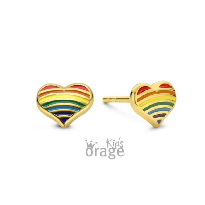 Juweel ORAGE KIDS OORSTEKERS HART K2779 
