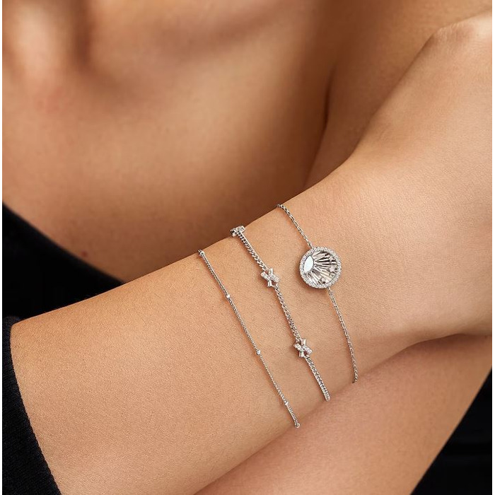 Juweel Ania Haie Dusk Divas cross station bracelet B061-03H 