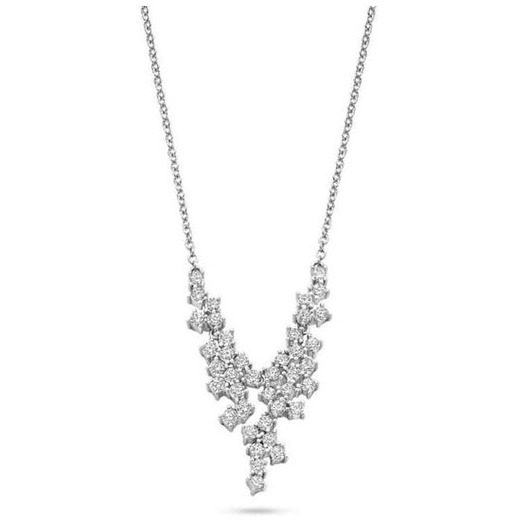 Juweel Silver Rose necklace goldplated CH2531W Juweel Silver Rose necklace goldplated CH2531W