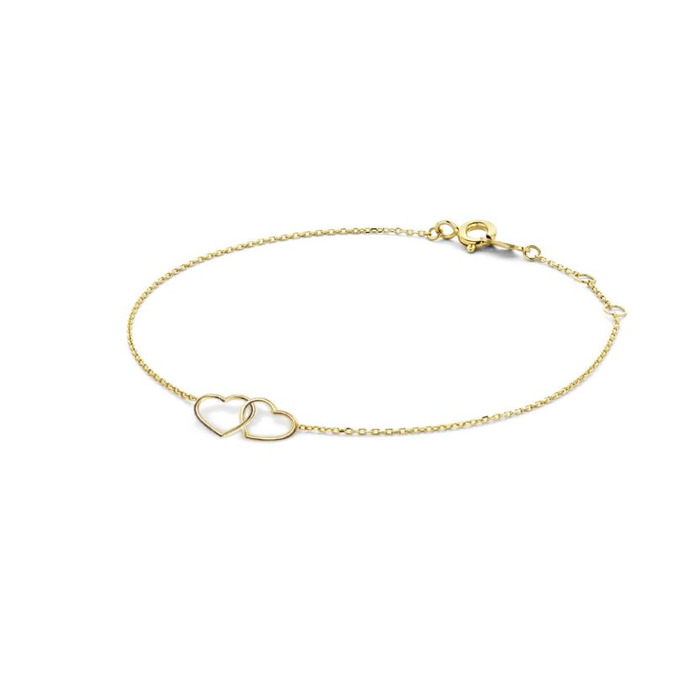Juweel JACKIE DOUBLE HEART BRACELET 14K JKB23.049 