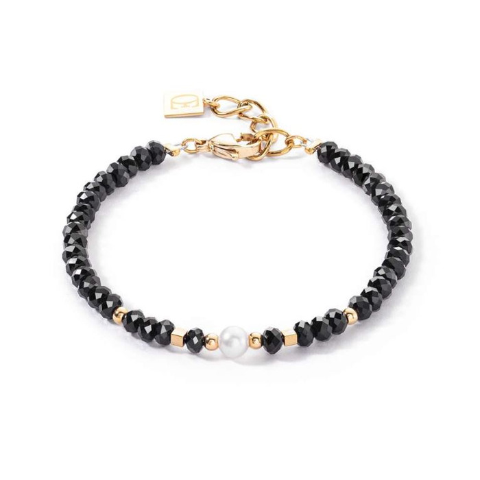 Juweel COEUR DE LION BRACELET NOIR-BLANC 1131/30-1314 
