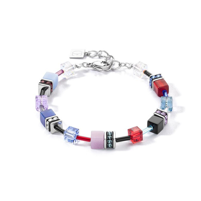 Juweel COEUR DE LION BRACELET ROT-BLAU-FLIEDER 2838/30-0330 