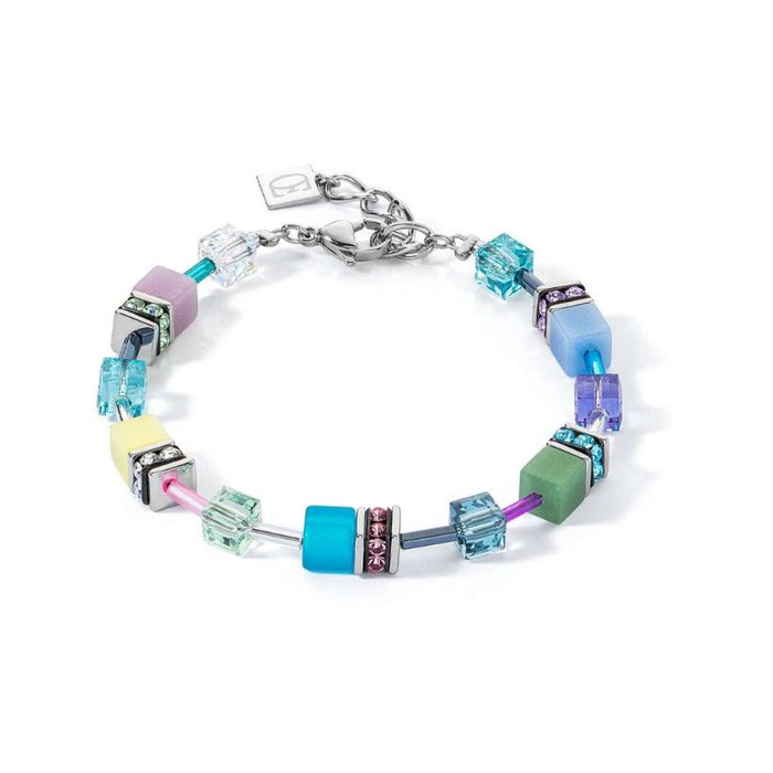 Juweel COEUR DE LION BRACELET MULTICOLORE PASTEL ARGENT 2838/30-1580 
