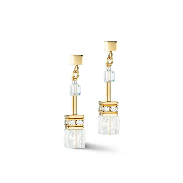 Juweel COEUR DE LION CLOUS D'OREILLE BLANC-OR 3018/21-1416 