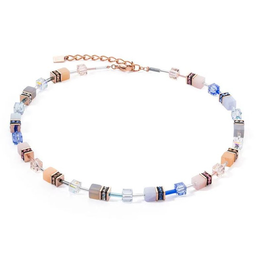 Juweel COEUR DE LION COLLIER BLEU CLAIR-BEIGE 4905/10-0738 Juweel COEUR DE LION COLLIER BLEU CLAIR-BEIGE 4905/10-0738