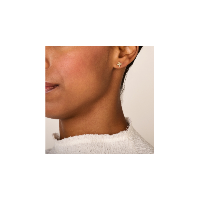 Juweel DIAMANTI PER TUTTI LITTLE FLOWER EARRINGS M2252 YELLOW 