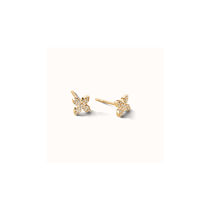 Juweel DIAMANTI PER TUTTI LITTLE FLOWER EARRINGS M2252 YELLOW 