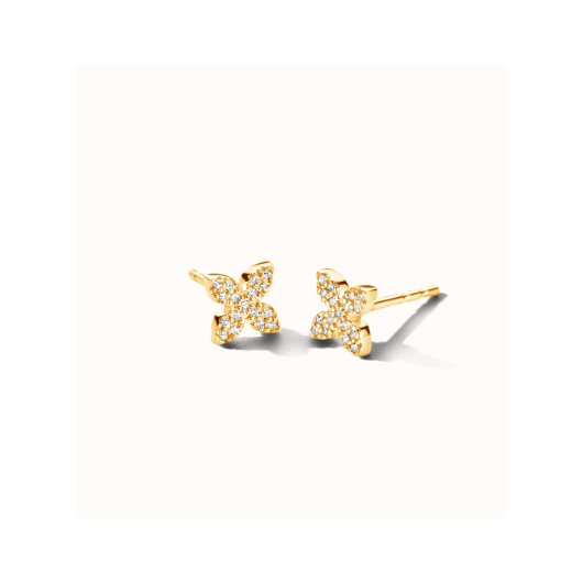 Juweel DIAMANTI PER TUTTI LITTLE FLOWER EARRINGS M2252 YELLOW Juweel DIAMANTI PER TUTTI LITTLE FLOWER EARRINGS M2252 YELLOW