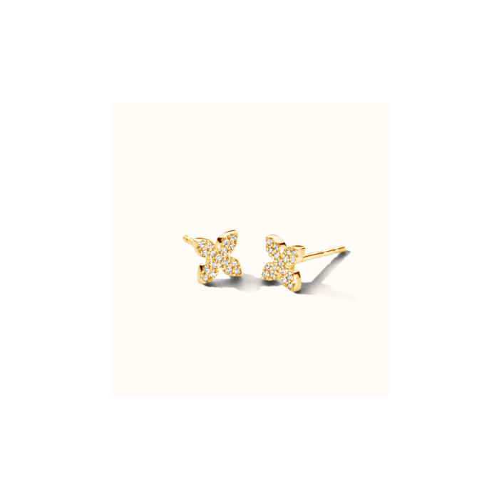 Juweel DIAMANTI PER TUTTI LITTLE FLOWER EARRINGS M2252 YELLOW 