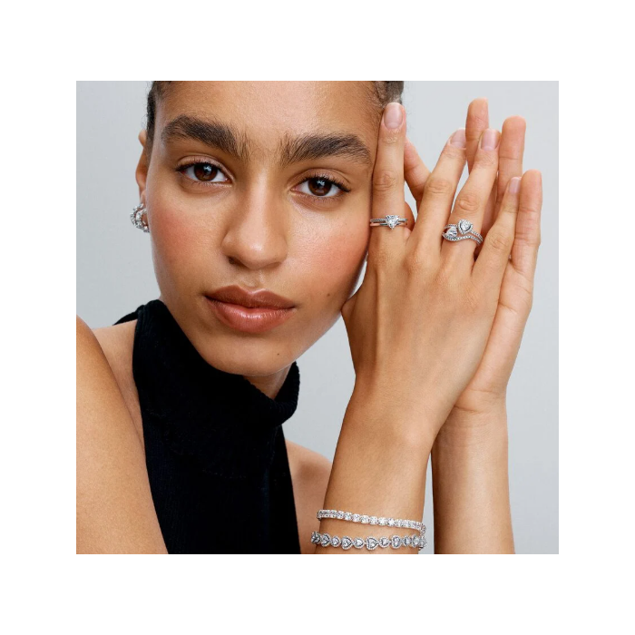 Juweel PANDORA 193100C01 HEART RING 