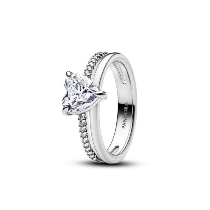 Juweel PANDORA 193100C01 HEART RING 