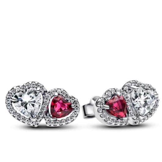 Juweel PANDORA 293633C01 HEART STUDS Juweel PANDORA 293633C01 HEART STUDS