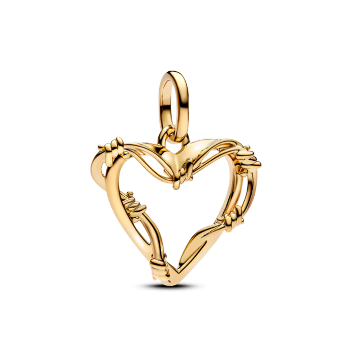 Juweel PANDORA 762526C00 MEDALLION HEART 