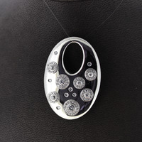 Juweel Hanger Hulchi Belluni turtle 18 karaat witgoud en diamanten '86391-2161-TWDH'  Juweel Hanger Hulchi Belluni turtle 18 karaat witgoud en diamanten '86391-2161-TWDH'