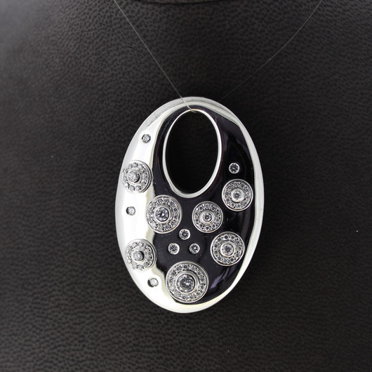 Juweel Hanger Hulchi Belluni turtle 18 karaat witgoud en diamanten '86391-2161-TWDH' Juweel Hanger Hulchi Belluni turtle 18 karaat witgoud en diamanten '86391-2161-TWDH'