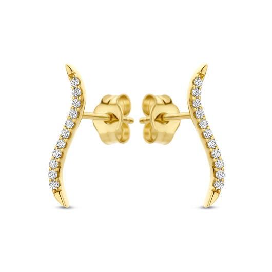 Juweel SWING JEWELS EARRINGS 18K YELLOW GOLD WHITE DIAMONDS SWGDE0006-Y-18 Juweel SWING JEWELS EARRINGS 18K YELLOW GOLD WHITE DIAMONDS SWGDE0006-Y-18