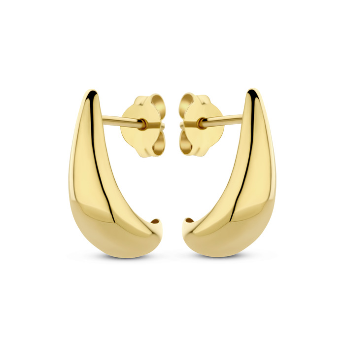 Juweel SWING JEWELS EARRINGS 14K YELLOW GOLD WHITE DIAMONDS SWGDE0005-Y-18 