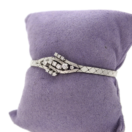 Juweel Armband Vintage Witgoud 18 karaat diamanten '88773-2225-TWDH' Juweel Armband Vintage Witgoud 18 karaat diamanten '88773-2225-TWDH'