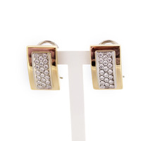 Juweel Oorstekers Bicolor goud 18 karaat briljanten '88371-2224-TWDH' Juweel Oorstekers Bicolor goud 18 karaat briljanten '88371-2224-TWDH'