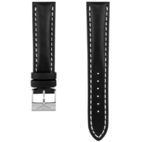 Horloge Breitling Strap - Kalfsleder Zwart met Gesp 408X 16/14 mm Horloge Breitling Strap - Kalfsleder Zwart met Gesp 408X 16/14 mm