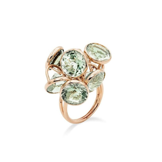 Juweel MATTIOLI SMARTIES RING ROSE GOLD/PRASIOLITE MAN105R047N  Juweel MATTIOLI SMARTIES RING ROSE GOLD/PRASIOLITE MAN105R047N