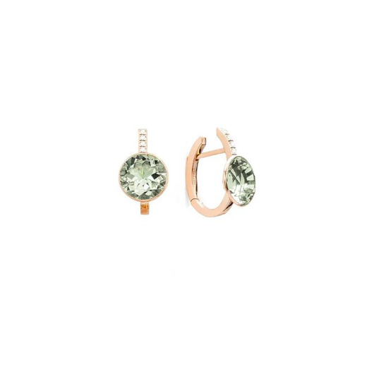Juweel MATTIOLI SMARTIES EARRINGS ROSE GOLD/WHITE DIAMONDS MOR105R048N  Juweel MATTIOLI SMARTIES EARRINGS ROSE GOLD/WHITE DIAMONDS MOR105R048N