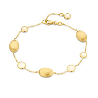 Juweel Femme Adorée armband 18 karaat geelgoud maansteen 11A11243 Juweel Femme Adorée armband 18 karaat geelgoud maansteen 11A11243