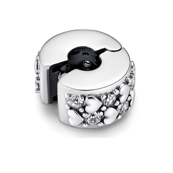 Juweel Pandora Moments Infinite Hearts Clip Bedel 792235C01 