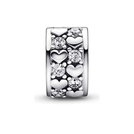 Juweel Pandora Moments Infinite Hearts Clip Bedel 792235C01  Juweel Pandora Moments Infinite Hearts Clip Bedel 792235C01