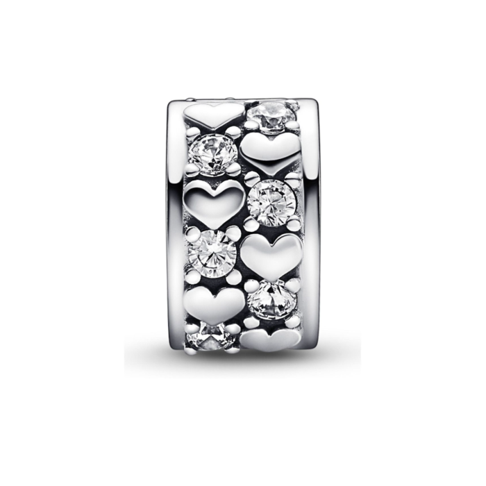 Juweel Pandora Moments Infinite Hearts Clip Bedel 792235C01 