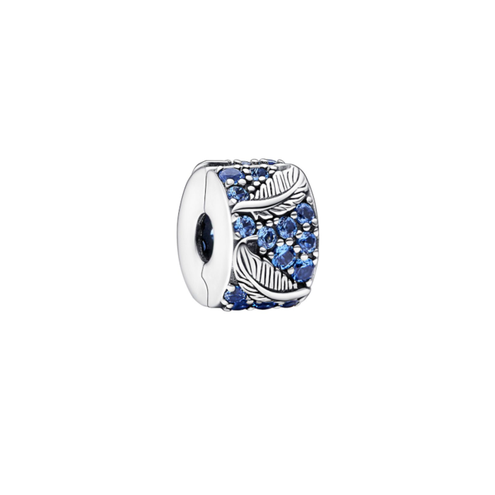 Juweel Pandora Moments Curved Feather & Pavé Clip Charm 792552C01 