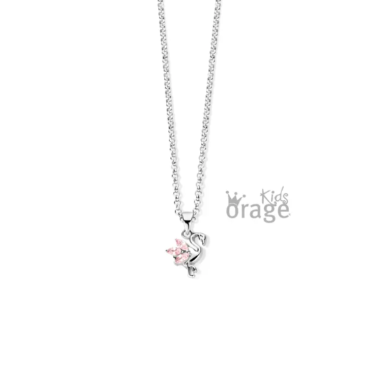 Juweel ORAGE KIDS KETTING FLAMINGO ROZE K2800  Juweel ORAGE KIDS KETTING FLAMINGO ROZE K2800